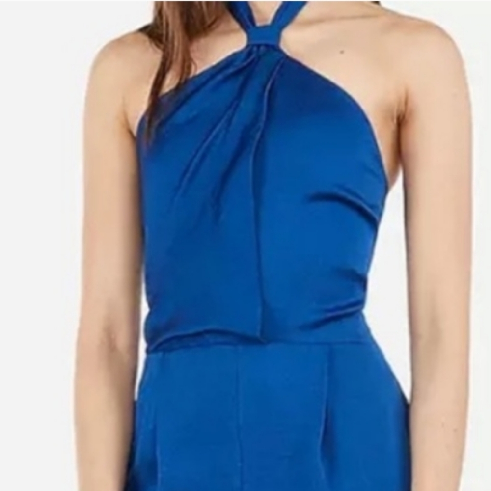 EXPRESS HALTER JUMPSUIT